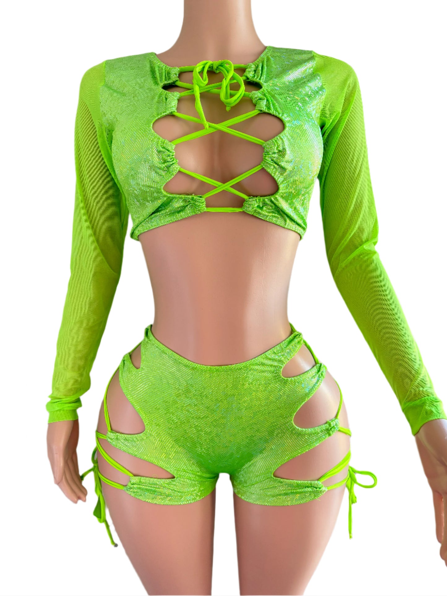 Neon Green Iridescent