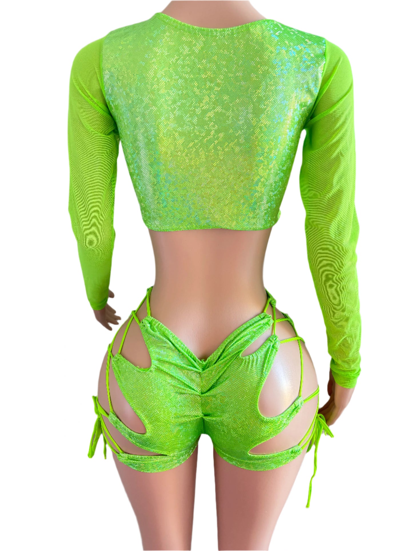 Neon Green Iridescent